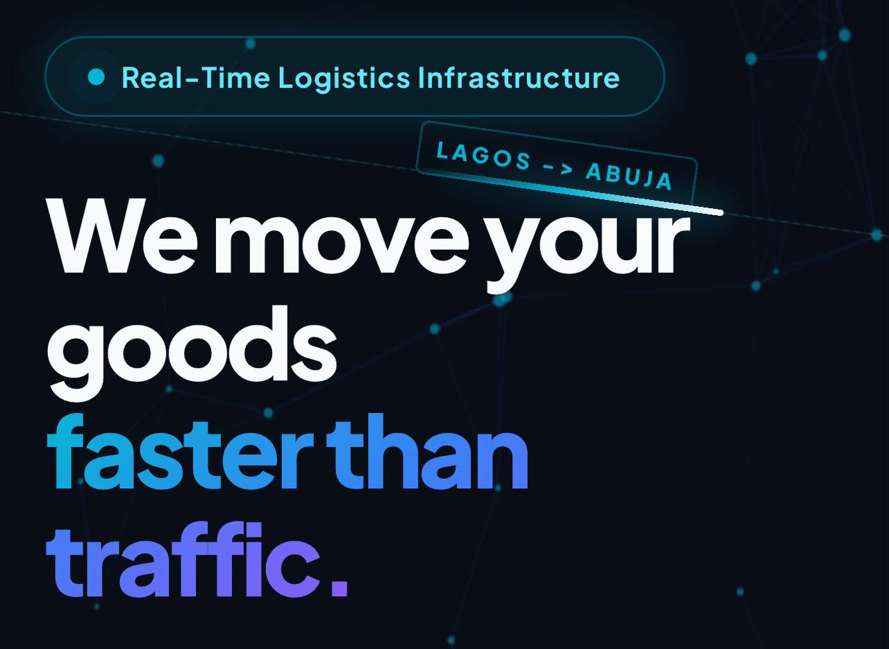 SwiftDrop Logistics website screenshot